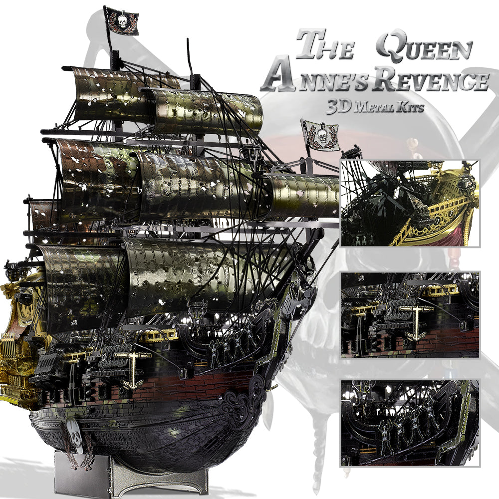 3D dėlionė - puzzle piratų laivas