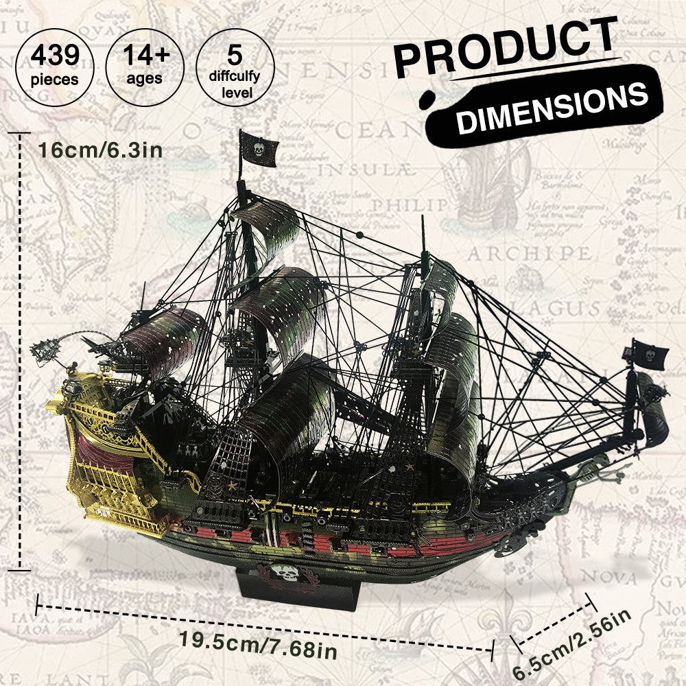 3D dėlionė - puzzle piratų laivas