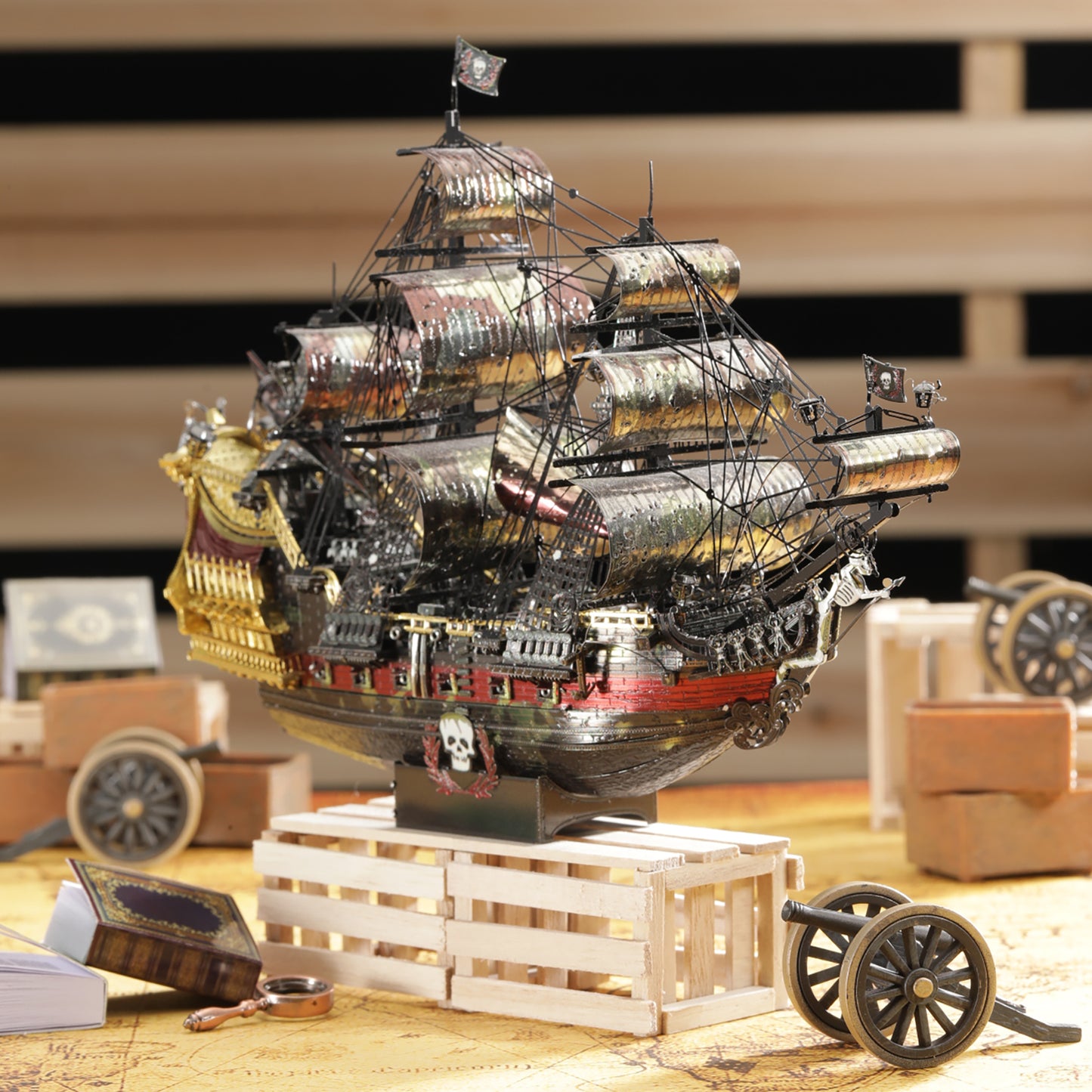 3D dėlionė - puzzle piratų laivas