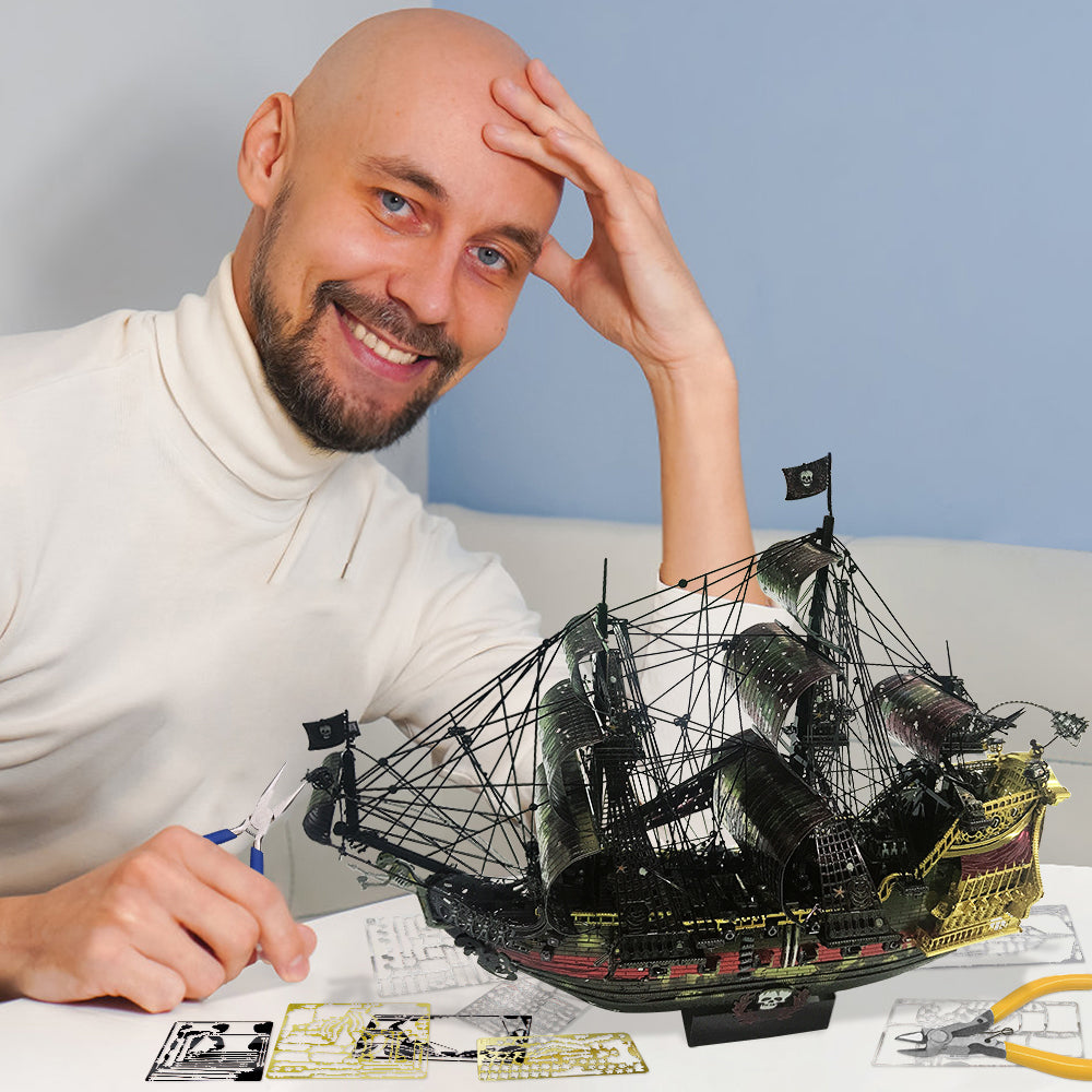 3D dėlionė - puzzle piratų laivas