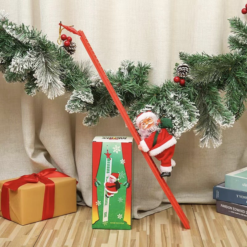 Kalėdų Senelis Laipiojantis Kopėčiomis 🎅
