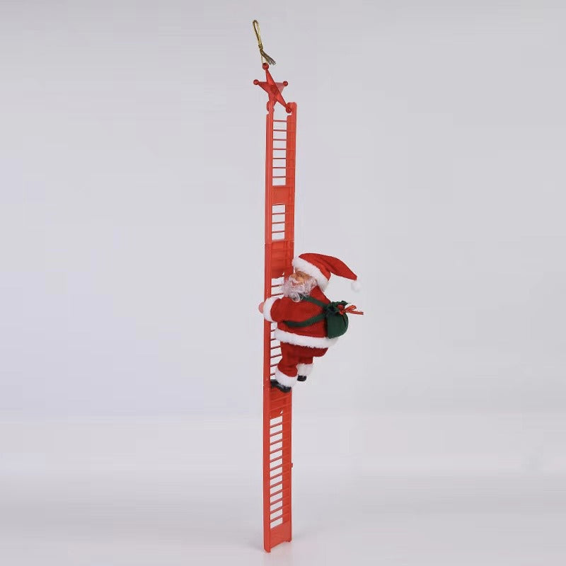 Kalėdų Senelis Laipiojantis Kopėčiomis 🎅